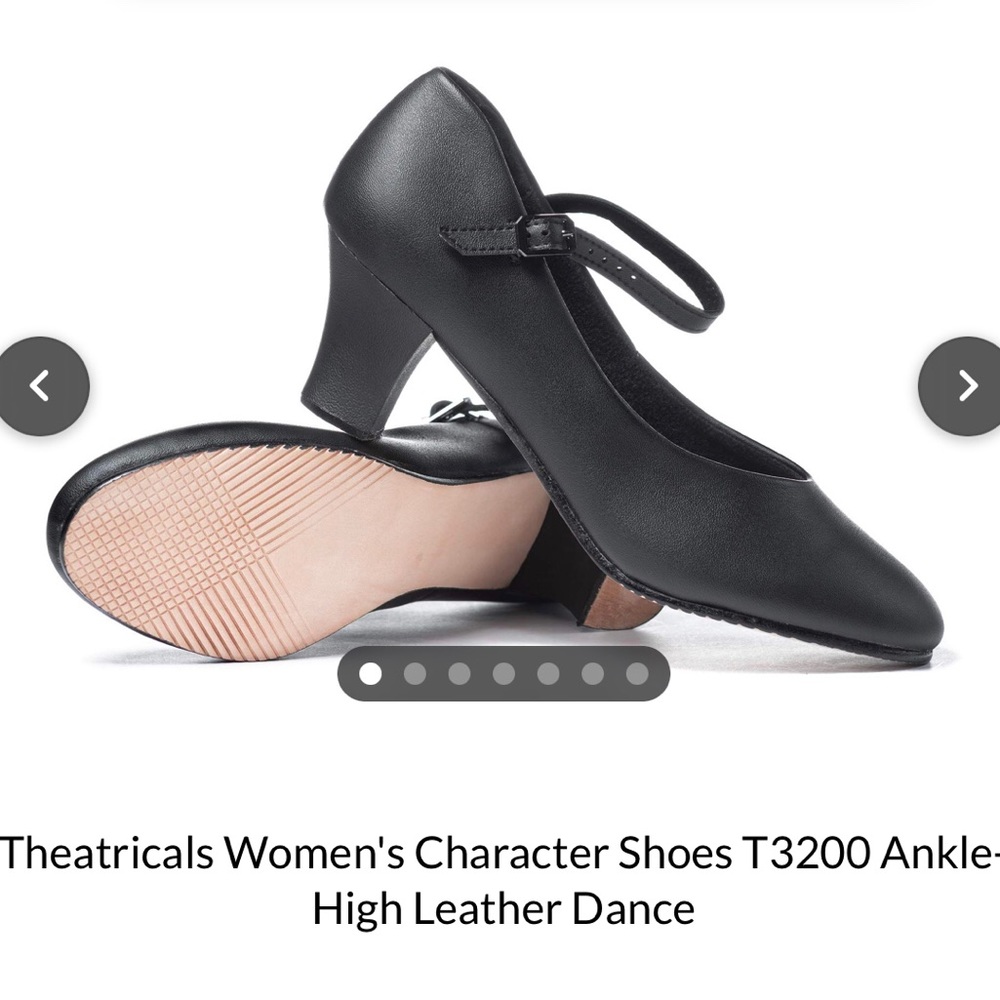Theatrical Character T3200 leather dance shoe